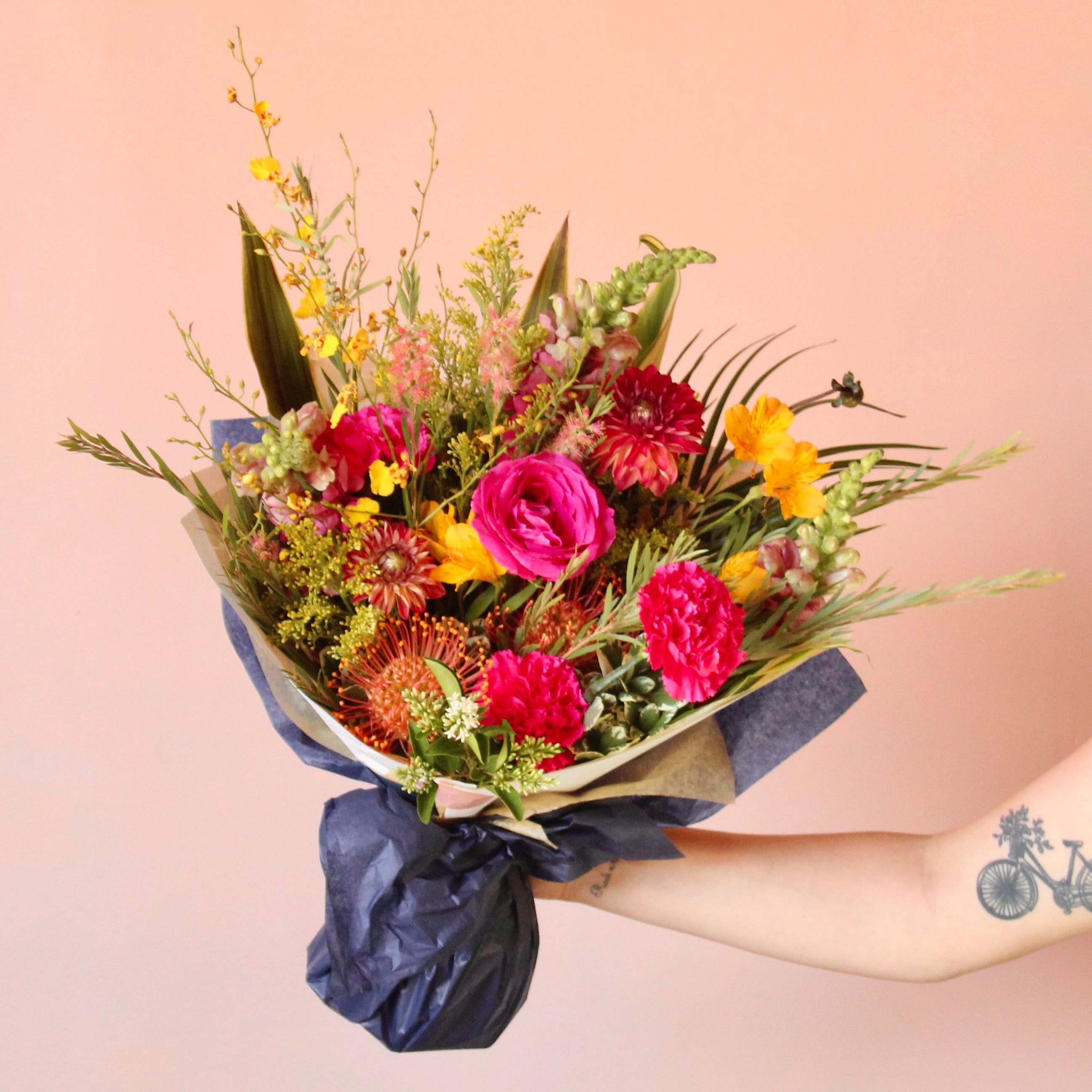 Wrapped Bouquet - Designers Choice – Blossom & Vine Floral Co.